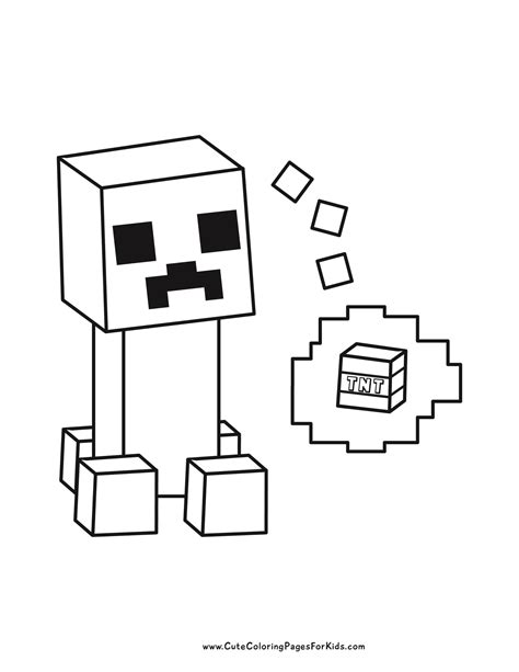 5 Free Minecraft Coloring Book Printables