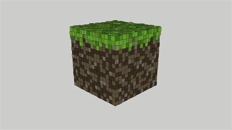 Minecraft Grass Block 3D Warehouse