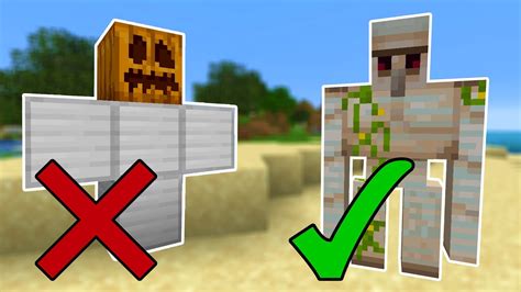 Minecraft How To Make Iron Golem