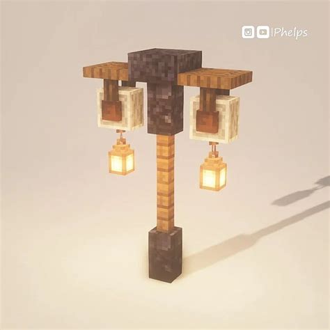 Minecraft Lamp Posts Ideias De Minecraft Projetos Minecraft