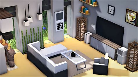 Minecraft Living Room Designs Ideas Youtube