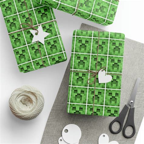 Minecraft Wrapping Paper Minecraft Wrapping Paper Gift Wrapping