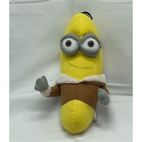 Minions Kevin Banana Bomber Jacket Goggles Plush Stuffed Toy 11 Despicable Me Ebay