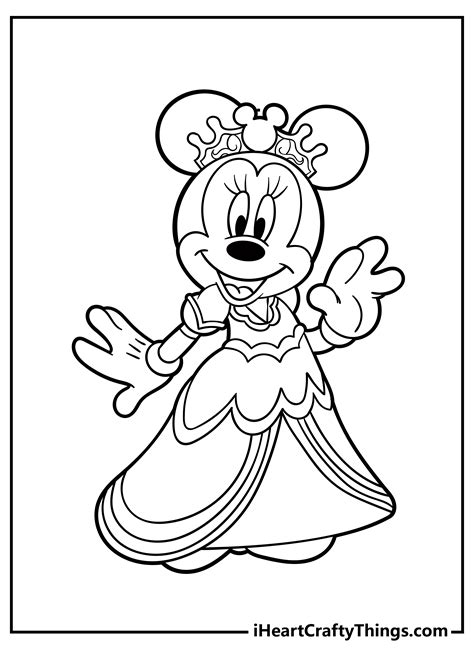 Free Minnie Mouse Coloring Book Pages to Print