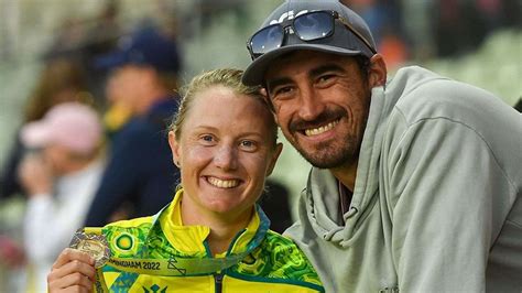 Mitch Jokes All The Time Mitchell Starc Jokes About Alyssa Healy