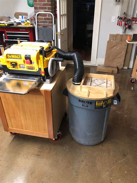 Mobile Cart And Dust Collection For My New Dewalt Planer Time To Get