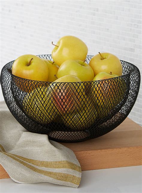 Modern Wire Mesh Fruit Bowl Simons Maison Decorative Fruit Bowls