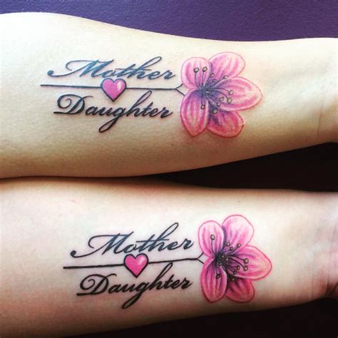 Mom and Daughter Tattoo Designs to Symbolize Eternal Bond