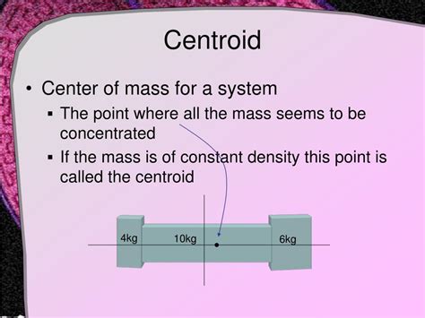 Moments Center Of Gravity Mass Centroid Moment Of Inertia Product