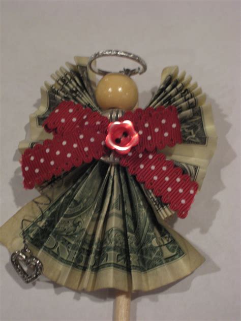 Money Dollar Origami Angel Christmas Money Creative Money Gifts Money Origami