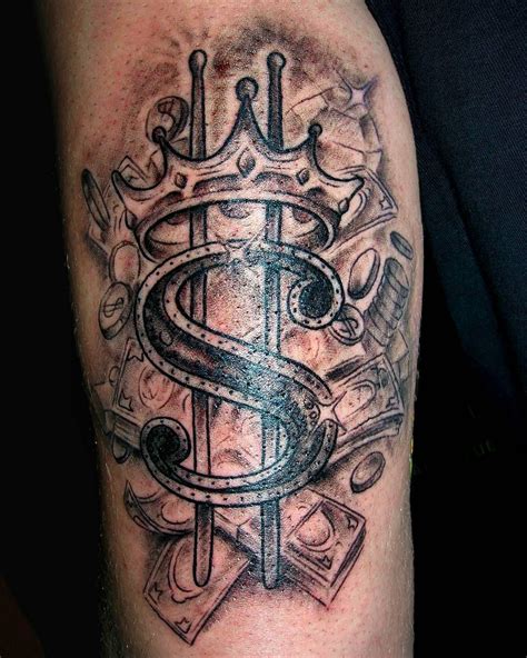 Money Sign Tattoo Design