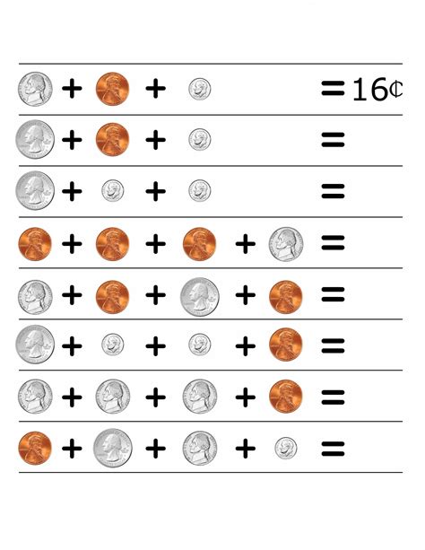 Money Worksheets For Kids 2Nd Grade