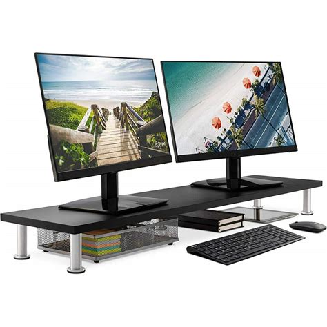 Monitor Stand Black Naturalforma Com Br