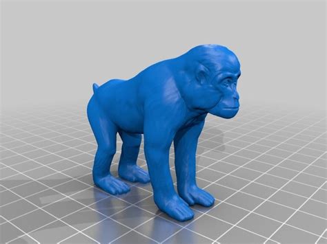 Monkey By Yahoojapan 3D Printer Models 3D Printing Lion Sculpture