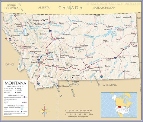 5 Essential Routes on a Montana USA Map