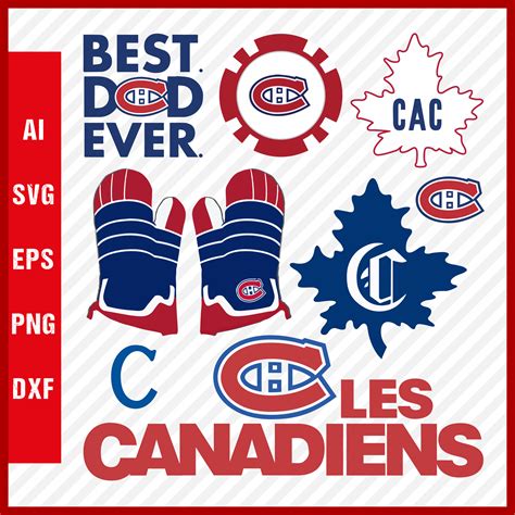 Montreal Canadiens Svg Nhl National Hockey League Team Svg Logo Clipar