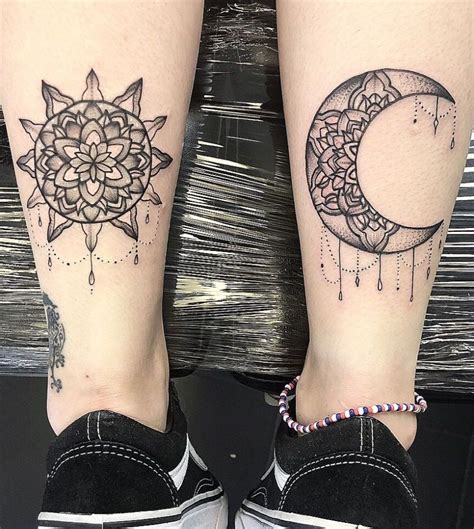 Sun and Moon Tattoo Designs for Eternal Inspiration