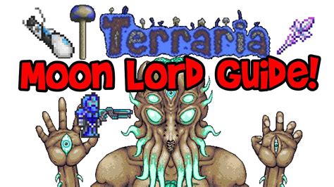 Moon Lord Guide Fight In Terraria Farm Arena Drops Boss Gameplay