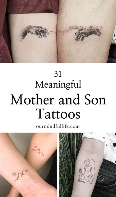 Mother And Son Tattoos Matching Small Tattoo Designs