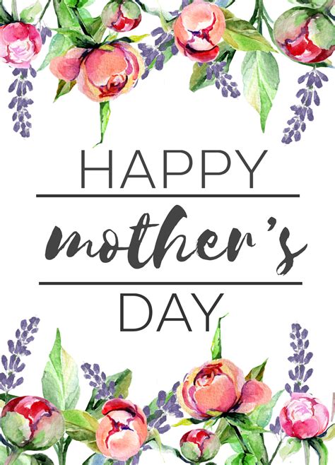 Mother S Day Card Printable Pdf Free Download