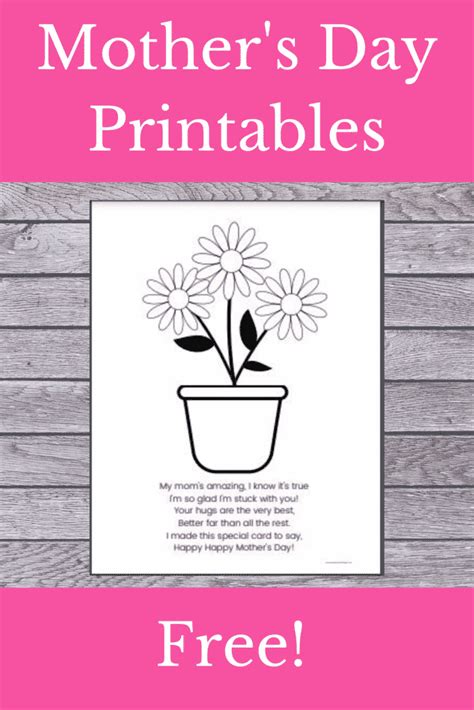 Mother S Day Poem Preschool Printable Simply Full Of Delight