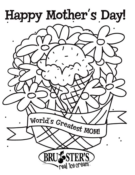 Free Mothers Day Coloring Pages Printable