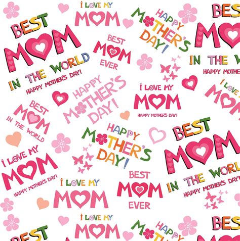 Mothers Day Printable Gift Wrap Designs Free Download