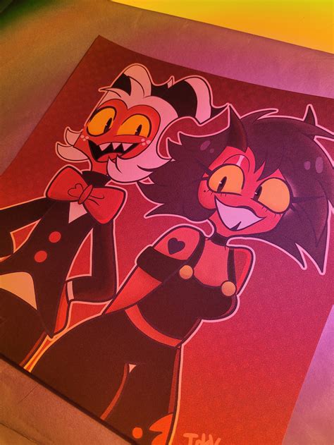 Moxxie And Millie Poster Helluva Boss Etsy