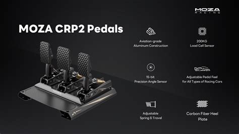 Moza Reveals Improved Crp2 Load Cell Pedals Traxion