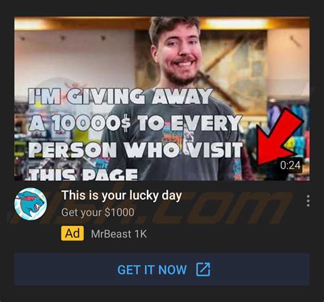 Mr Beast Giveaway Pop Up Scam Removal And Recovery Steps Updated