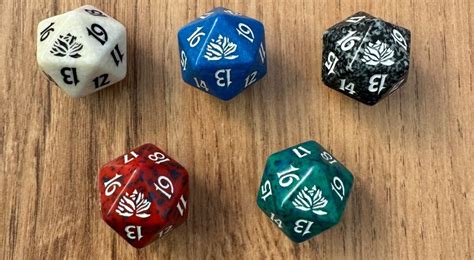 Mtg Beatdown Complete Set Of 5 D20 Spindown Dice Ebay