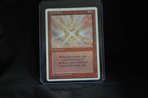 Mtg Mana Flare Revised Edition Regular Rare Ebay