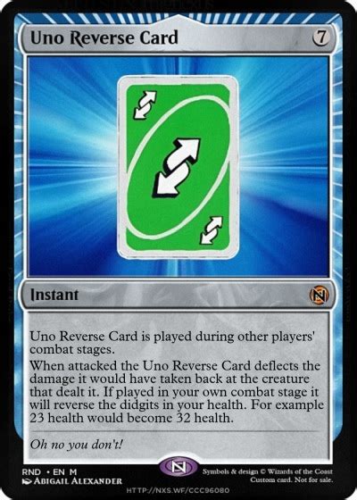 Mtgnexus Uno Reverse Card