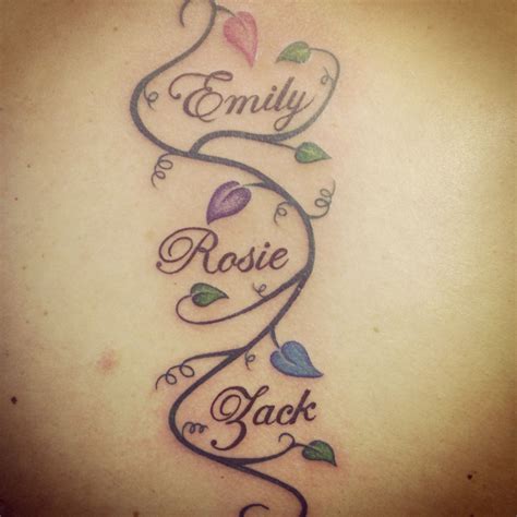 Unique Multi Name Tattoo Designs to Honor Loved Ones