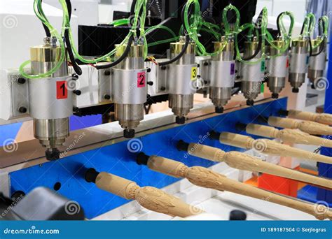 Multi Spindle Milling Machine Stock Photo Image Of Industry