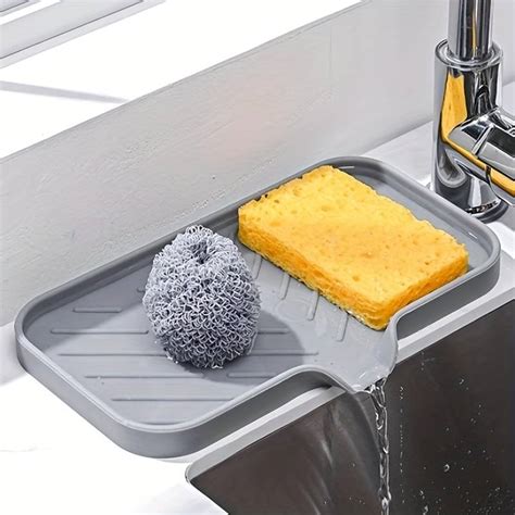 Multifunctional Dishwashing Drain Rack Plastic Suction Cup Rag Rack Sink Shelf Sponge Holder