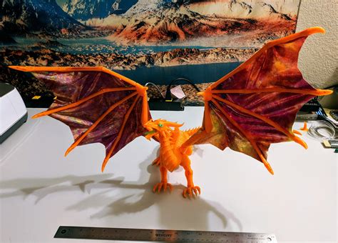 My 150% Articulated Dragon Off Thingiverse. Many Mods Via Blender To ...