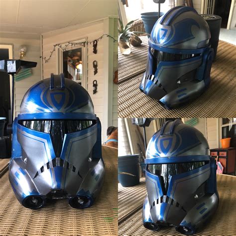 My Custom 3D Printed Clone Helmet Is Almost Complete Just An Acrylic