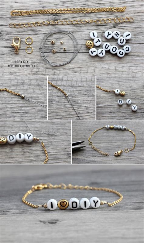 My Diy Alphabet Bracelet