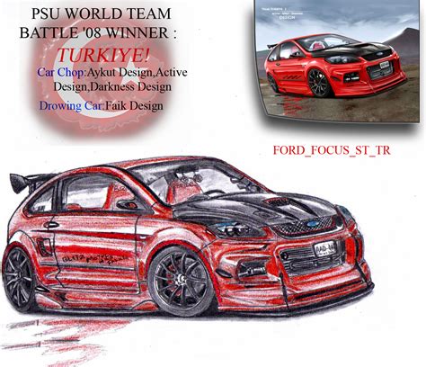 My Favorite And Awesome Car Drawing Art By Faik05 On Deviantart