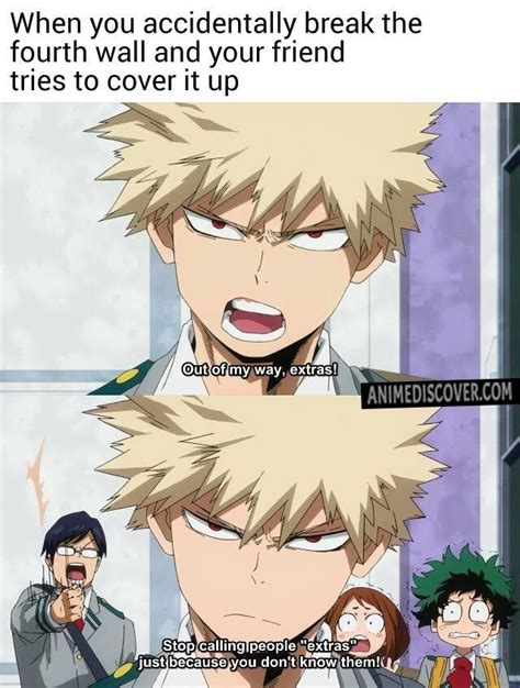 My Hero Academia Breaking The Fourth Wall And Not Caring My Hero My