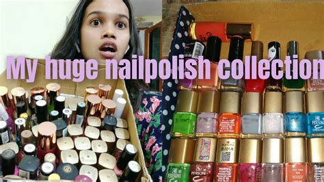 My Huge Nail Paint Collection Nail Polish Tour Youtube