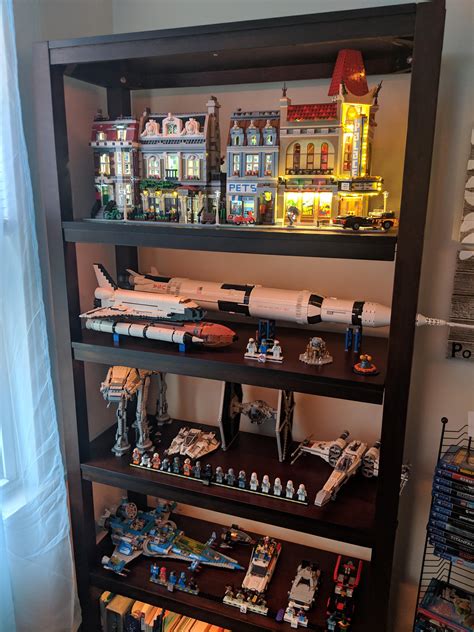 My Lego Shelf Setup Very Hard Finding A Open Shelf With Adjustable