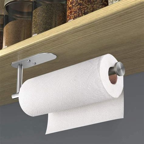 Myla3p Paper Towel Holder Under Cabinet Self Adhesive Kitchen