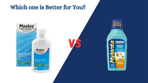 Mylanta Vs Maalox Which Is The Better Antacid