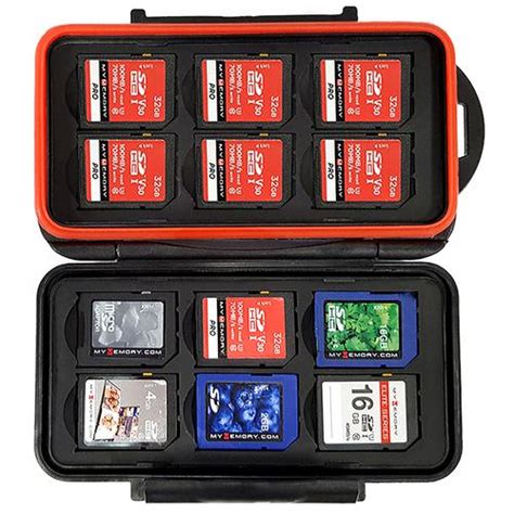 Mymemory Sd Memory Card Case Rugged Water Resistant Carrying Holder