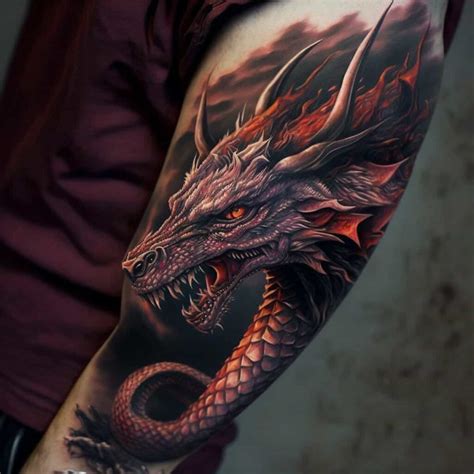 Mythical Dragon Tattoo Designs