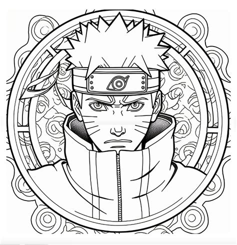 Naruto Coloring Pages Printable for Kids and Fans