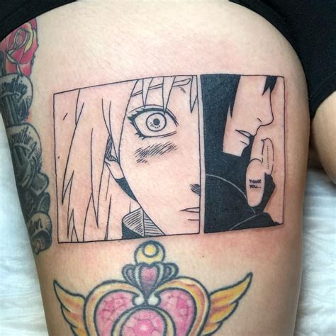 Naruto Manga Panel Tattoo