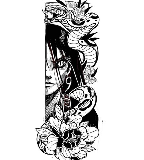 Naruto Tribal Tattoo Designs